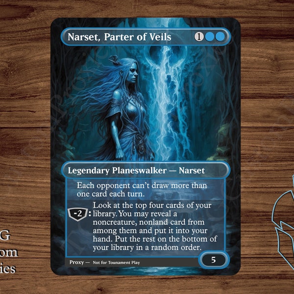 Narset, Parter of Veils - Magic Playtest Proxy - Fullart