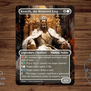 Kenrith, de teruggekeerde koning - Magic Playtest Proxy - Fullart