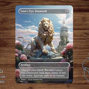 Diamante Olho de Leão - Proxy Magic Playtest - Fullart