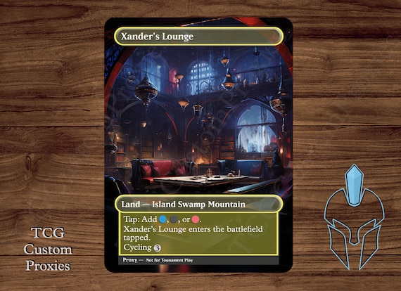 Tcg / Trading Card Game - Cool Pastel Tapped Land Tcg / Trading Card Game - Cool Pastel Tapped Land
