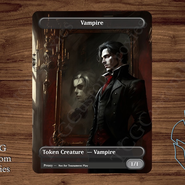 Vampire Token - Magic Playtest Proxy - Fullart