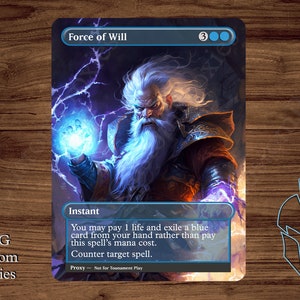 Force of Will - Magic Playtest Proxy - Fullart