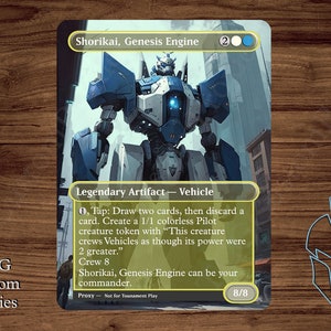 Shorikai, Genesis Engine - Magic Playtest Proxy - Fullart