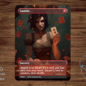 Gamble - Magic Playtest Proxy - Fullart