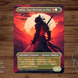 Isshin, Two Heavens as One - Magic Playtest Proxy - Fullart