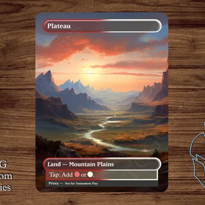 Plateau - Magic Playtest Proxy - Fullart