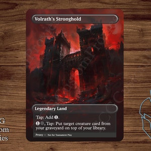 Volrath's Stronghold - Magic Playtest Proxy - Fullart