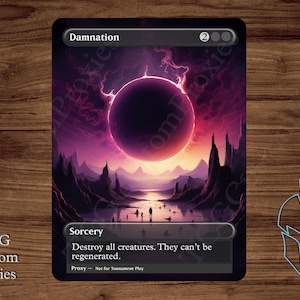 Damnation - Magic Playtest Proxy - Fullart