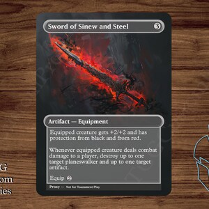 Sword of Sinew and Steel - Magic Playtest Proxy - Fullart
