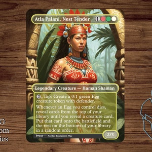 Atla Palani, Nest Tender - Magic Playtest Proxy - Fullart