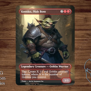 Krenko, Mob Boss - Magic Playtest Proxy - Fullart