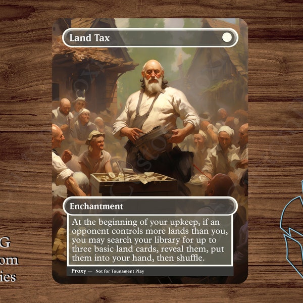 Land Tax - Magic Playtest Proxy - Fullart