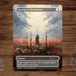 Swords to Plowshares - Magic Playtest Proxy - Fullart