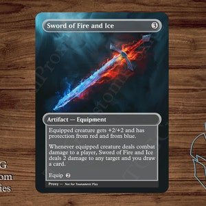 Sword of Fire and Ice - Magic Playtest Proxy - Fullart