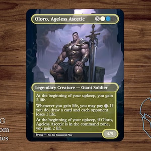 Oloro, Ageless Ascetic - Magic Playtest Proxy - Fullart