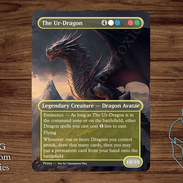 The Ur-Dragon - Magic Playtest Proxy - Fullart