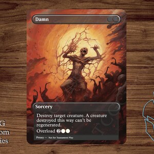 Damn - Magic Playtest Proxy - Fullart