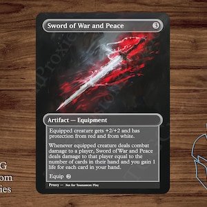 Sword of War and Peace - Magic Playtest Proxy - Fullart