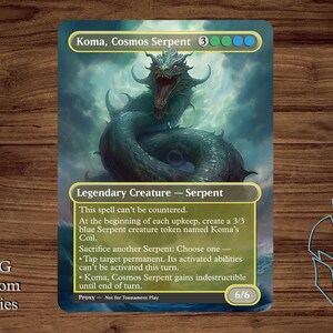Koma, Cosmos Serpent - Magic Playtest Proxy - Fullart