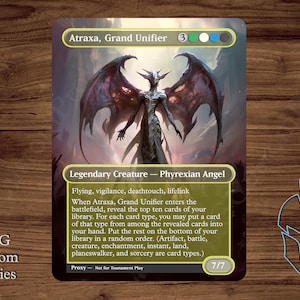 Atraxa, Grand Unifier - Magic Playtest Proxy - Fullart