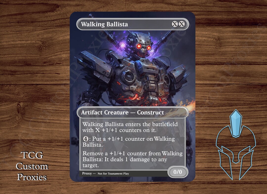 Walking Ballista Magic Playtest Proxy Fullart Etsy