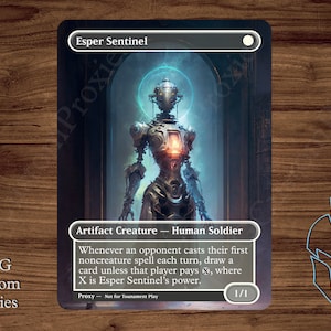 Esper Sentinel - Magic Playtest Proxy - Fullart