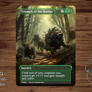 Triumph of the Hordes - Magic Playtest Proxy - Fullart