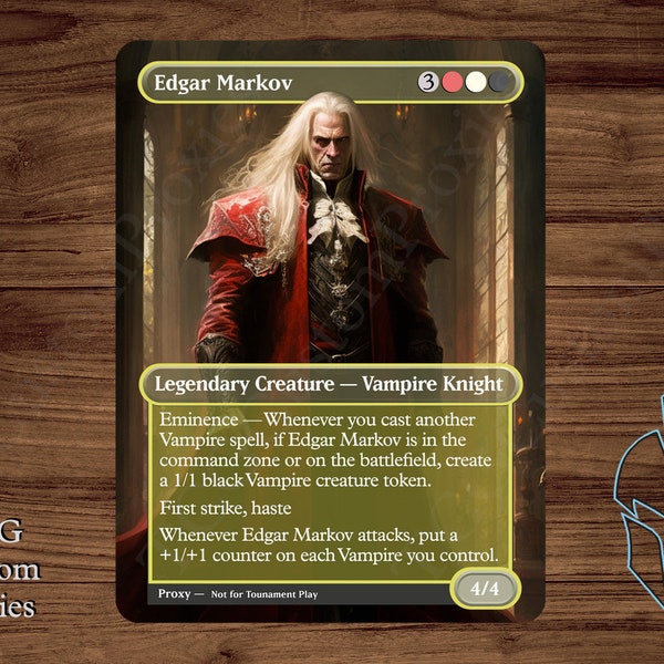 Edgar Markov - Magic Playtest Proxy - Fullart