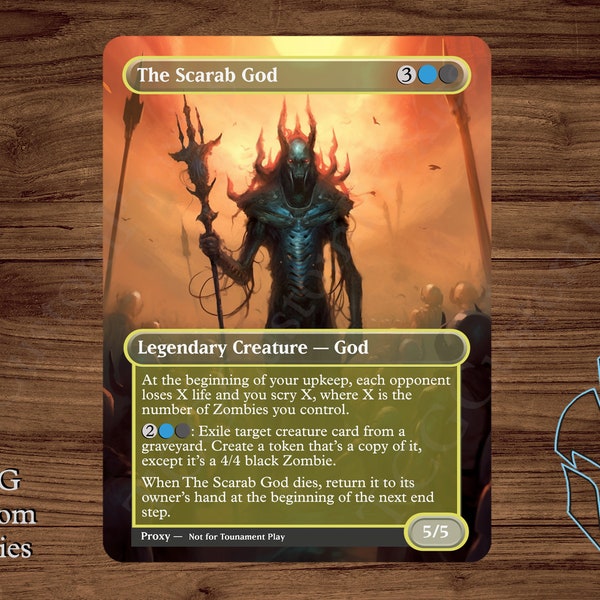 The Scarab God - Magic Playtest Proxy - Fullart