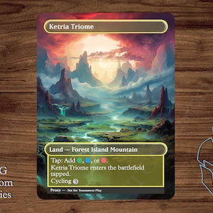 Ketria Triome - Magic Playtest Proxy - Fullart