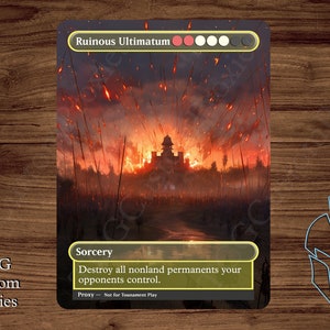 Ruinous Ultimatum - Magic Playtest Proxy - Fullart