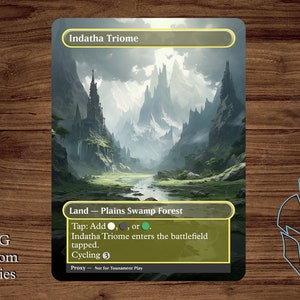 Indatha Triome - Magic Playtest Proxy - Fullart