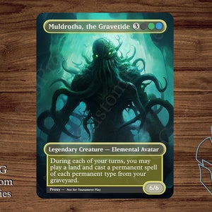 Muldrotha, the Gravetide - Magic Playtest Proxy - Fullart