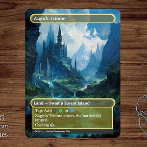 Zagoth Triome - Magic Playtest Proxy - Fullart