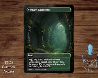 Verdant Catacombs – Magic Playtest Proxy – Fullart