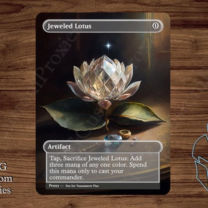 Jeweled Lotus - Magic Playtest Proxy - Fullart