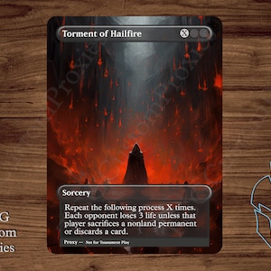 Torment of Hailfire - Magic Playtest Proxy - Fullart