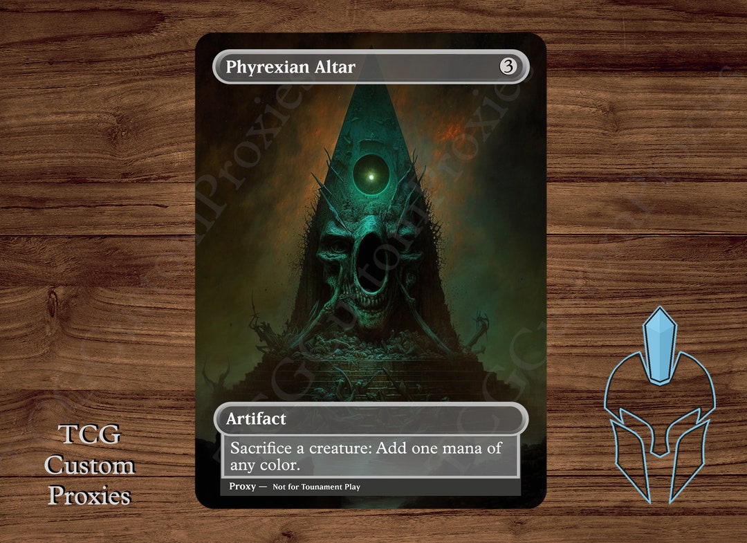 Phyrexian Altar - Magic Playtest Proxy - Fullart - Etsy