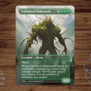 Craterhoof Behemoth - Magic Playtest Proxy - Fullart