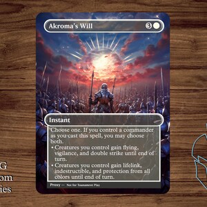 Akroma's Will - Magic Playtest Proxy - Fullart