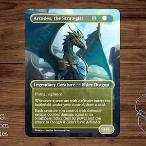 Arcades, the Strategist - Magic Playtest Proxy - Fullart