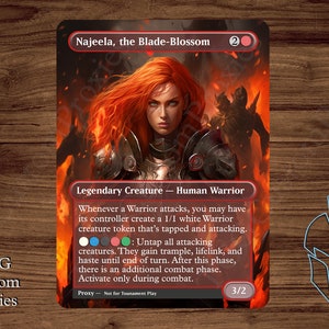 Najeela, the Blade-Blossom - Magic Playtest Proxy - Fullart
