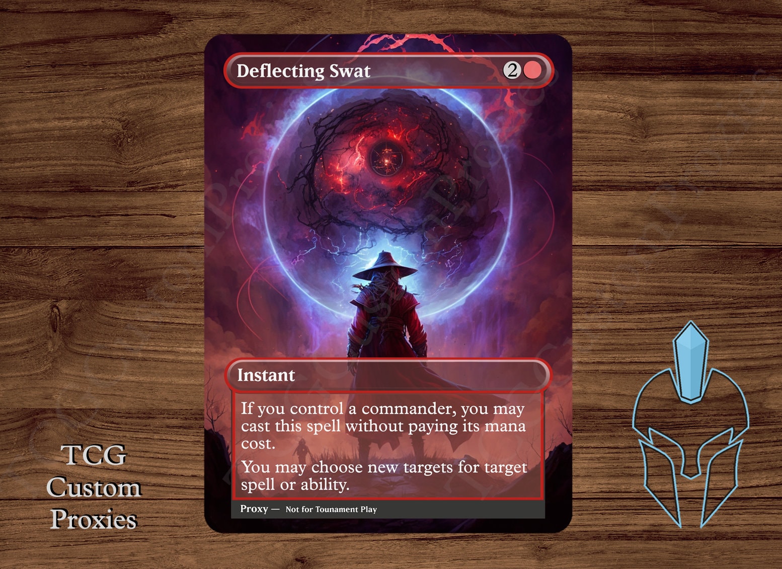 Deflecting Swat - Magic Playtest Proxy - Fullart - Etsy