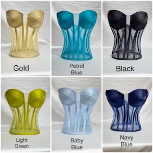 Transparentes Mesh-Corsett | Braut-Dessous Bustier Top Bild 9