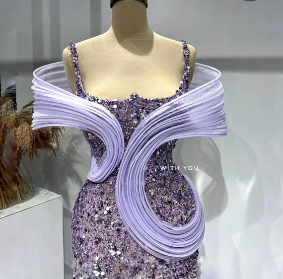 Structured Tulle Shoulder Accessory: Couture Gown Embellishment, Dress Volume Detail, Removable Textile Sculpture