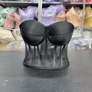 ブラックコルセット | 透明コルセット | シースルービスチェ | ランジェリーコルセット | ブライダルビスチェ | 既製コルセット | メッシュビスチェ | ストラップレスビスチェ