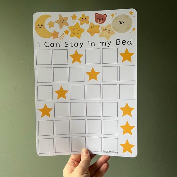 Bedtime Reward Chart | Nighttime routine | Digital Download