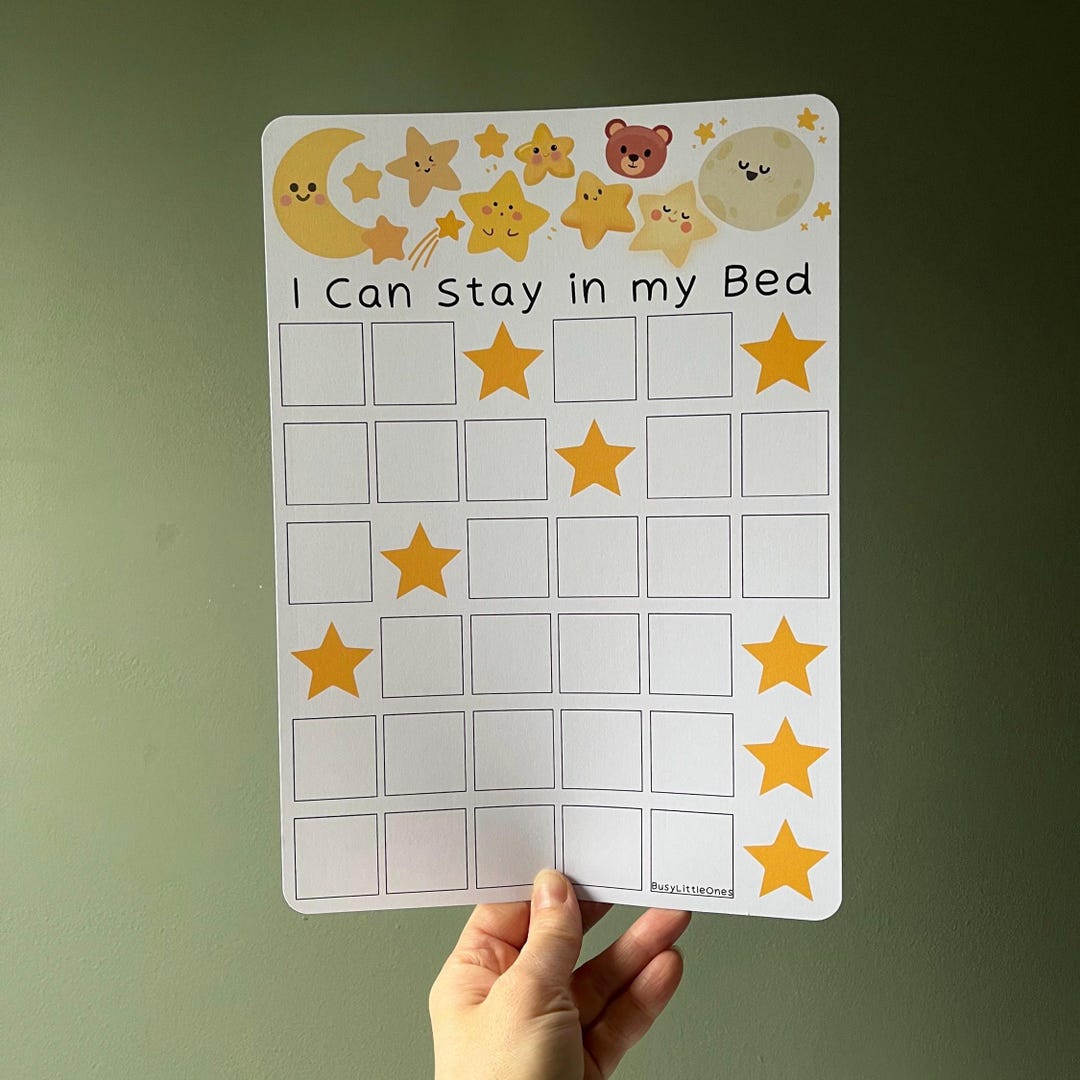 Bedtime Reward Chart | Nightime Routine | Kids Routine Chart - Etsy UK