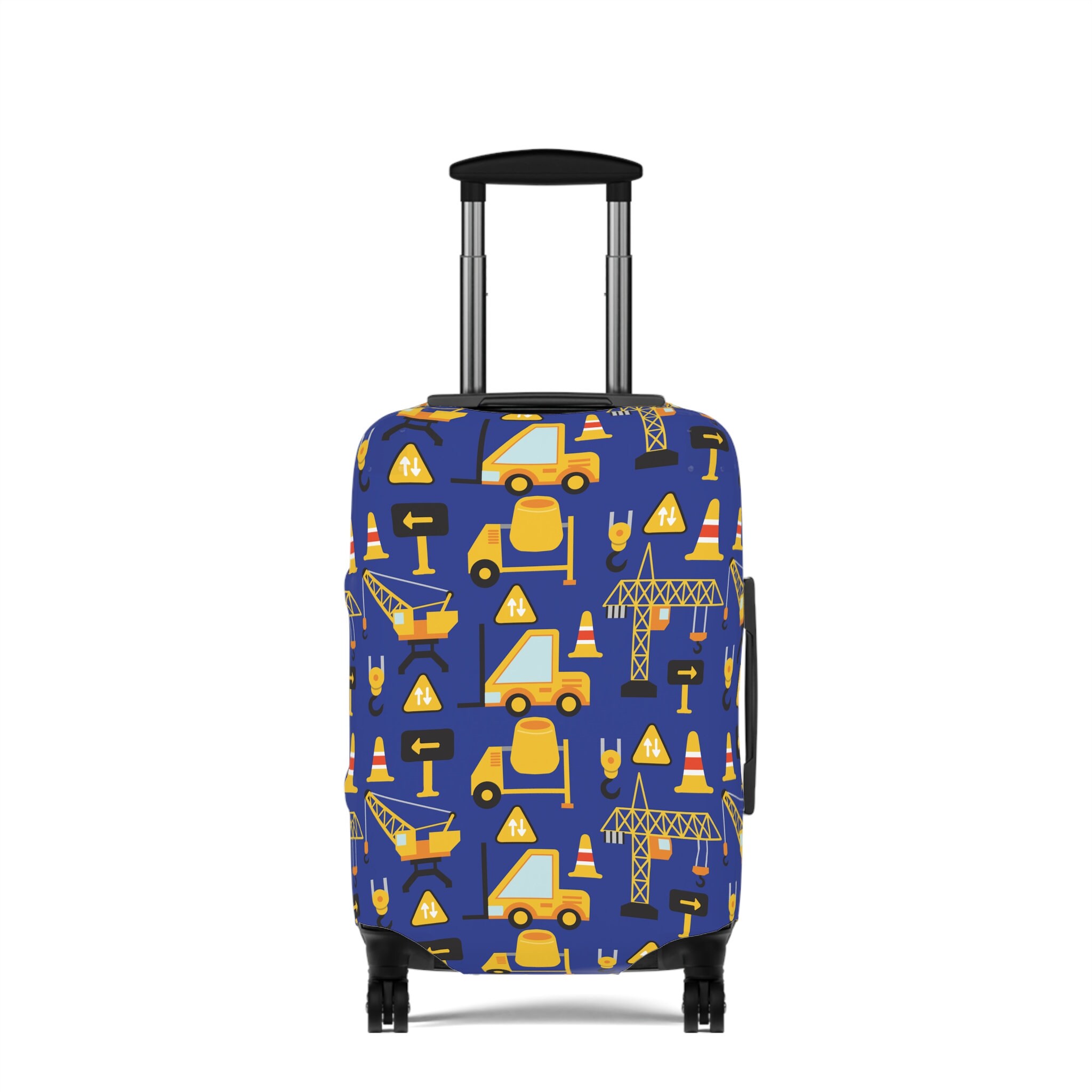 Kids Construction Dump Truck Suitcase Cover Designed Luggage Cover
