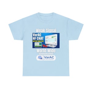 Amateur Radio VarAC Unisex Heavy Cotton T-Shirt